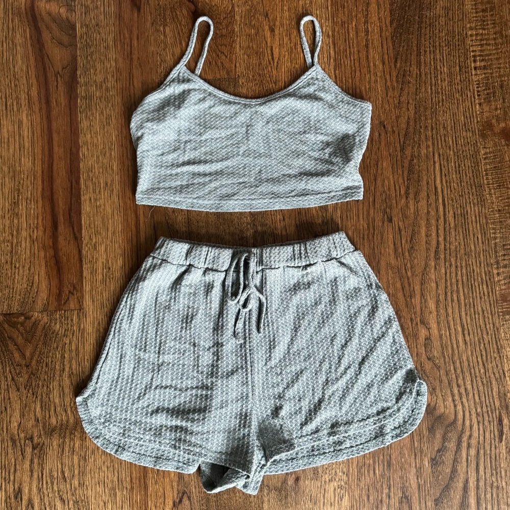 SHEIN Light Green Lounge Set